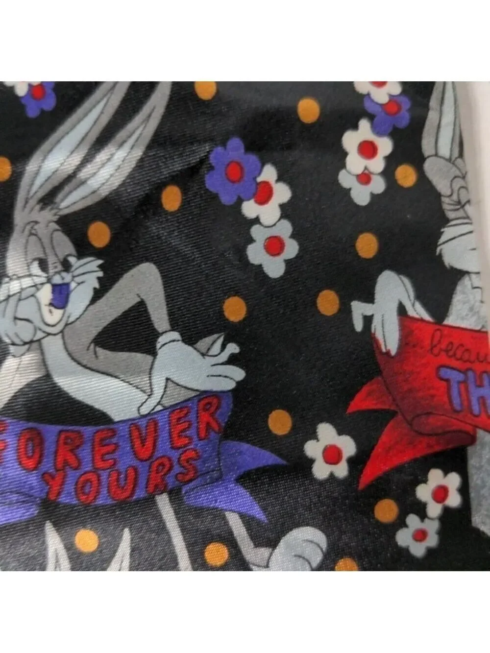 Lord & Paul Bugs Bunny Floral Novelty Tie